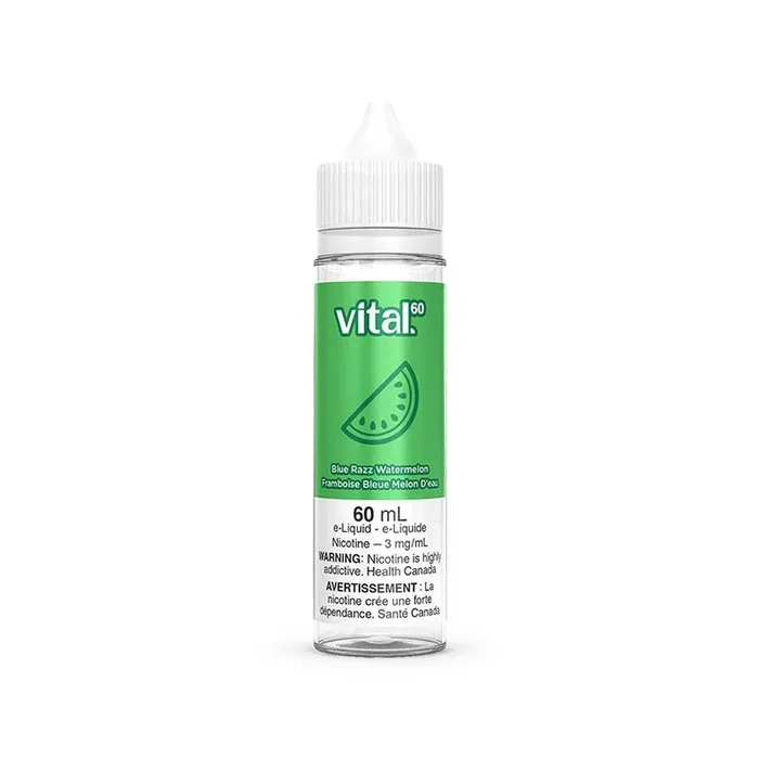 Blue Razz Watermelon By Vital 60 E-Liquid (ON)