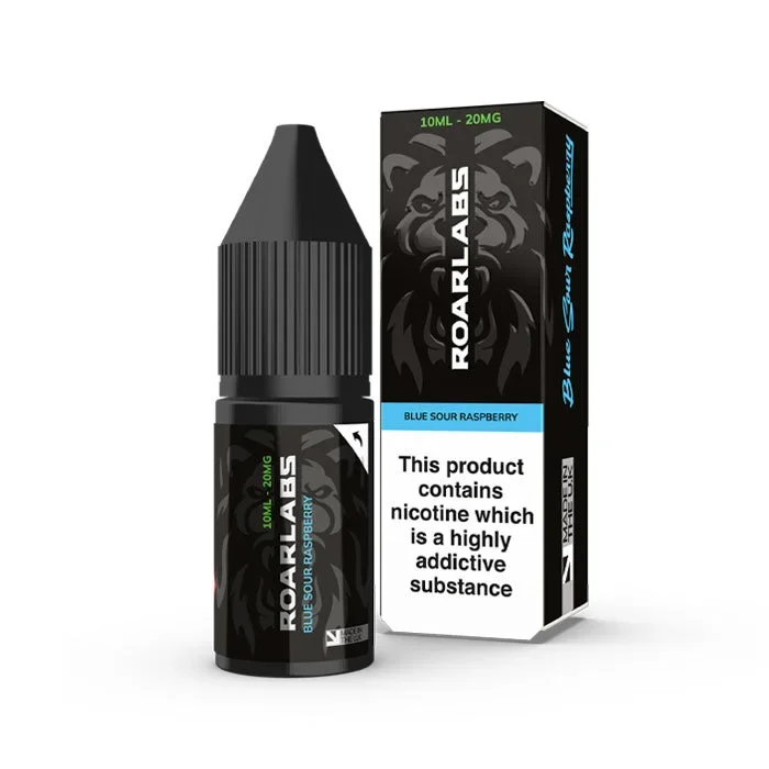Blue Sour Raspberry 10ml Nic Salt E-Liquid by ROARLABS
