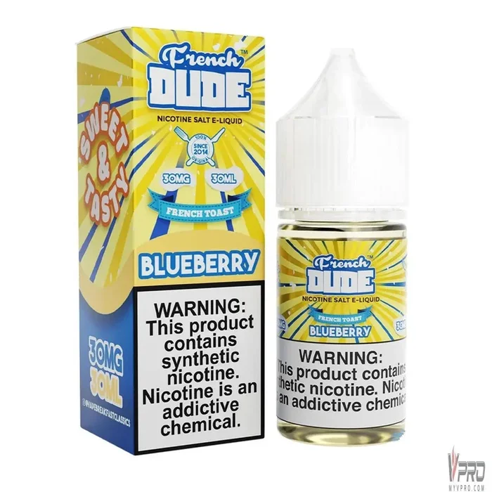 Blueberry – French Dude By Vape Breakfast Salt 30mL