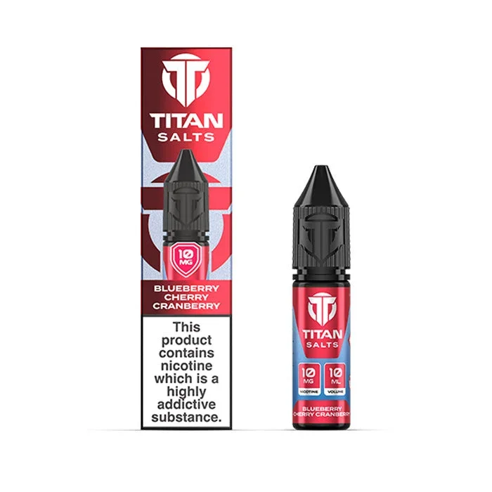 Blueberry Cherry Cranberry 10ml Nicotine Salt by Titan Salts