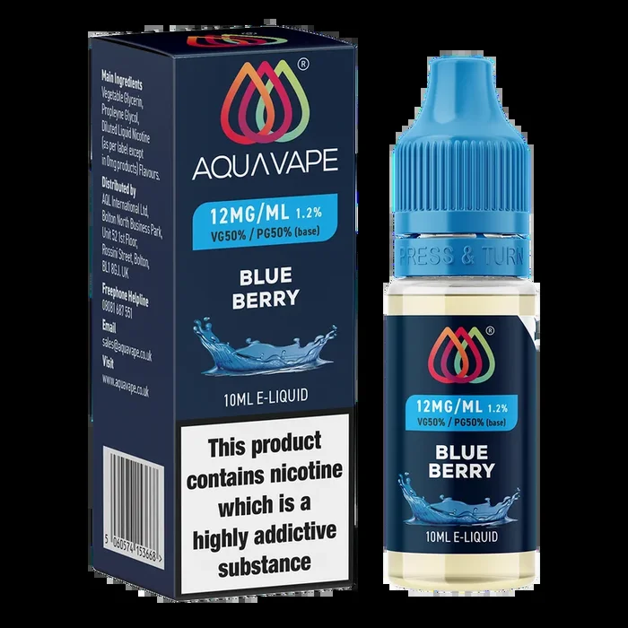 Blueberry E-Liquid by Aquavape – 10ml