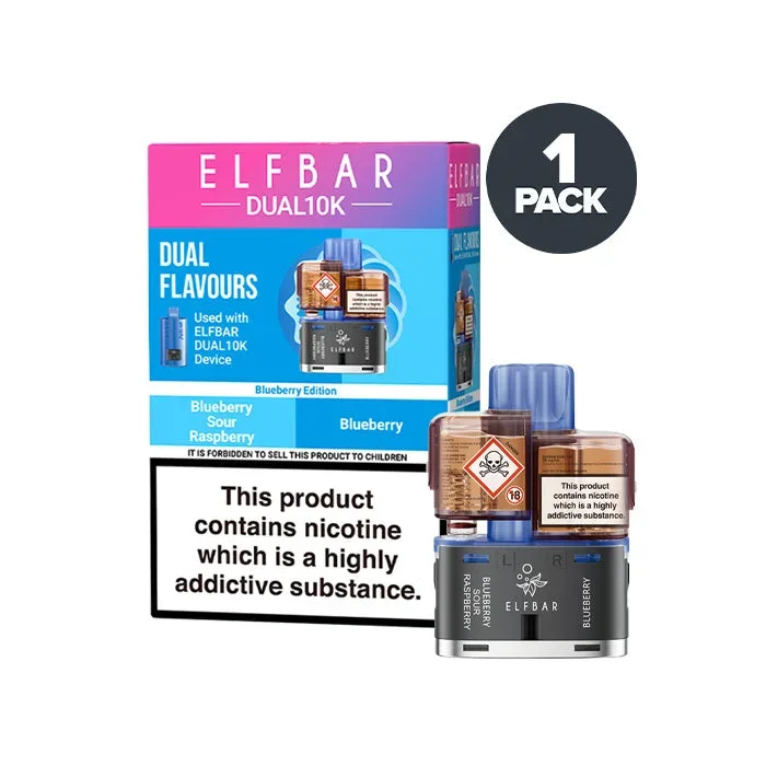 Blueberry Edition Elf Bar Dual 10K Refill Pack