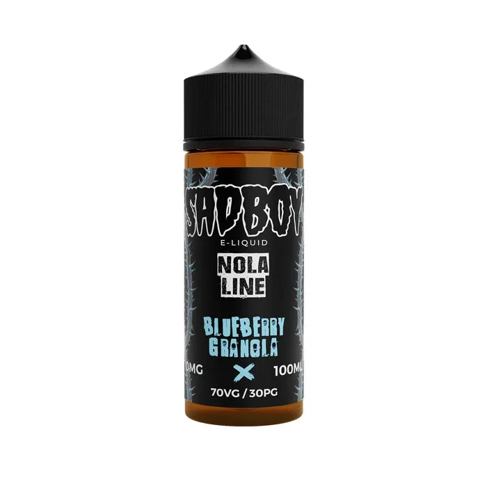 Blueberry Granola 100ml Shortfill E-Liquid by Sadboy