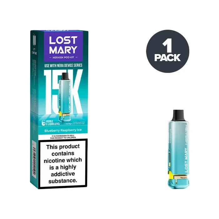 Blueberry Raspberry Ice Lost Mary Nera 15K Refill Pack