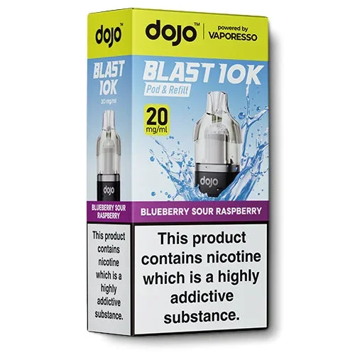 Blueberry Sour Raspberry Pod & Refill by Dojo Blast 10k