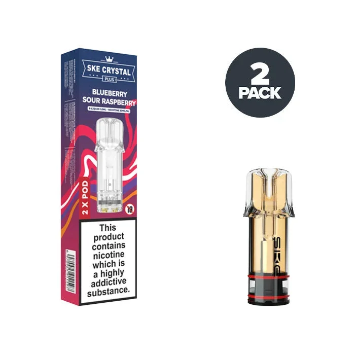 Blueberry Sour Raspberry SKE Crystal Plus Pre-filled Pods