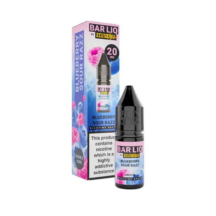 Blueberry Sour Razz Nic Salt E-Liquid by Zeus Juice Bar Liq
