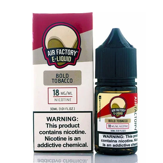 Bold Tobacco Salt – Air Factory E-Juice