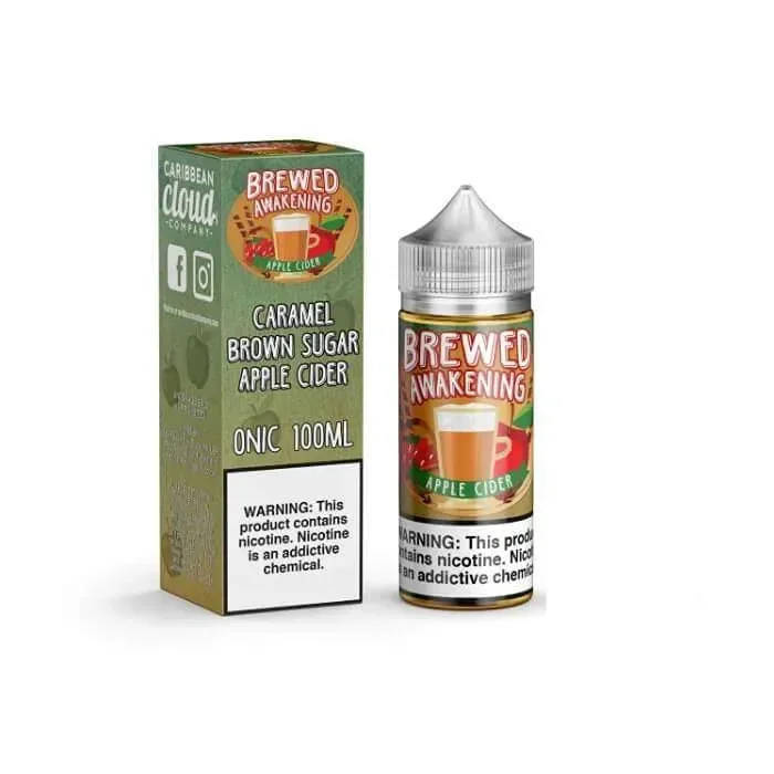 Brewed Awakening Apple Cider E-Liquid by Caribbean Cloud Company