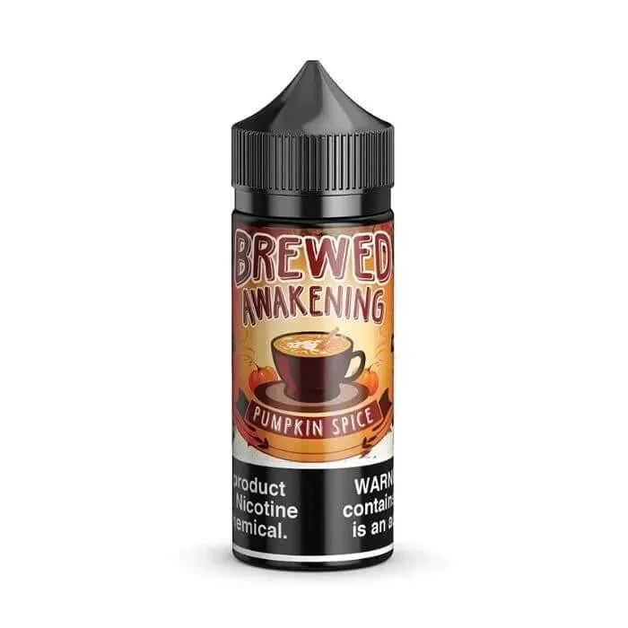 Brewed Awakening Pumpkin Spice E-Liquid by Caribbean Cloud Company