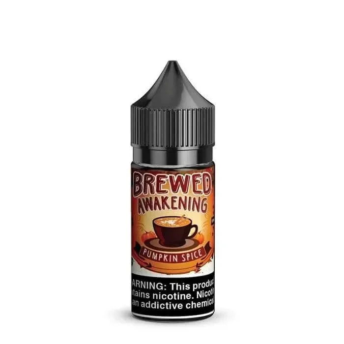 Brewed Awakening Pumpkin Spice Nicotine Salt by Caribbean Cloud Company