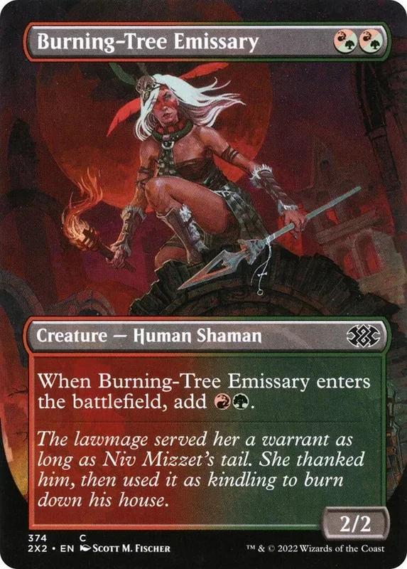 Burning-Tree Emissary (Borderless) (374) (2X2)