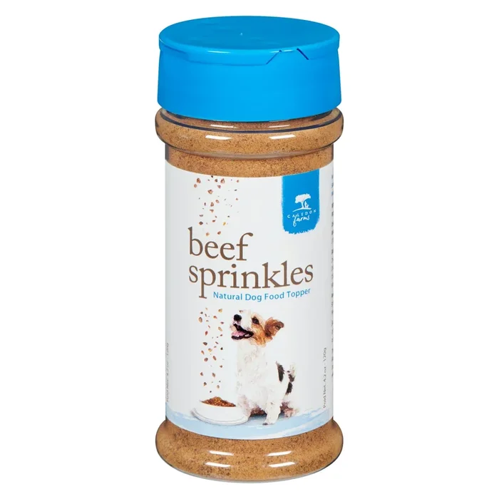 Caledon Farms Natural Dog Food Beef Sprinkles Topper, 120-g