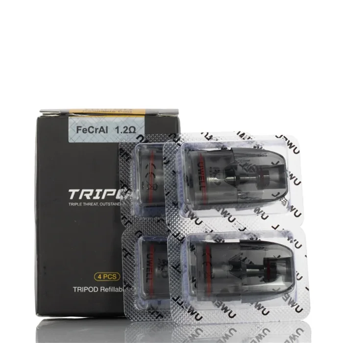 CALIBURN BY UWELL TRIPOD REFILLABLE POD 1.2 OHM 4PK