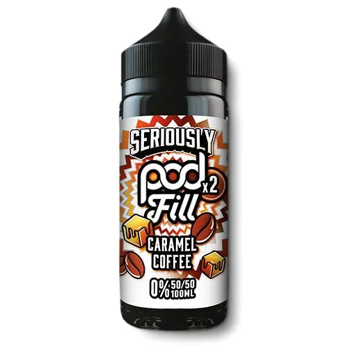 Caramel Coffee Shortfill by Seriously Pod Fill X2