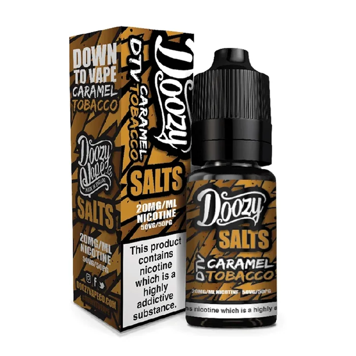 Caramel Tobacco Nic Salt E-Liquid by Doozy Vape Co. 10ml