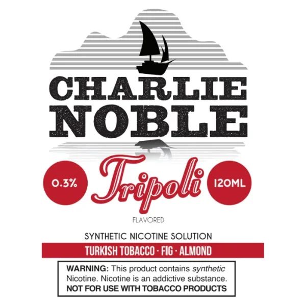 Charlie Noble E-liquid 120mL Tripoli –