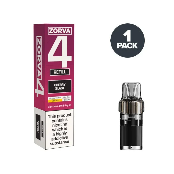Cherry Blast Zorva 4 Prefilled Pods