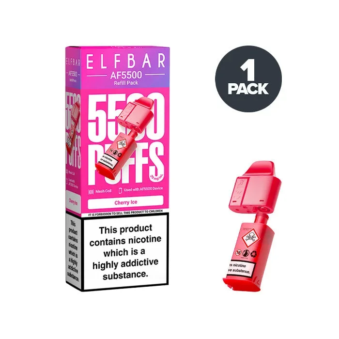 Cherry Ice Elf Bar AF5500 Refill Pack