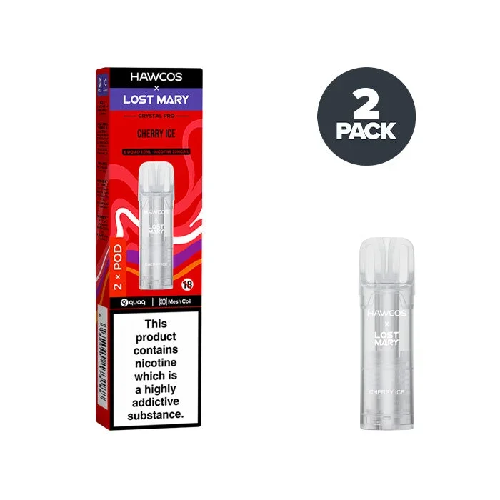 Cherry Ice Hawcos X Lost Mary Crystal Pro Prefilled Pods