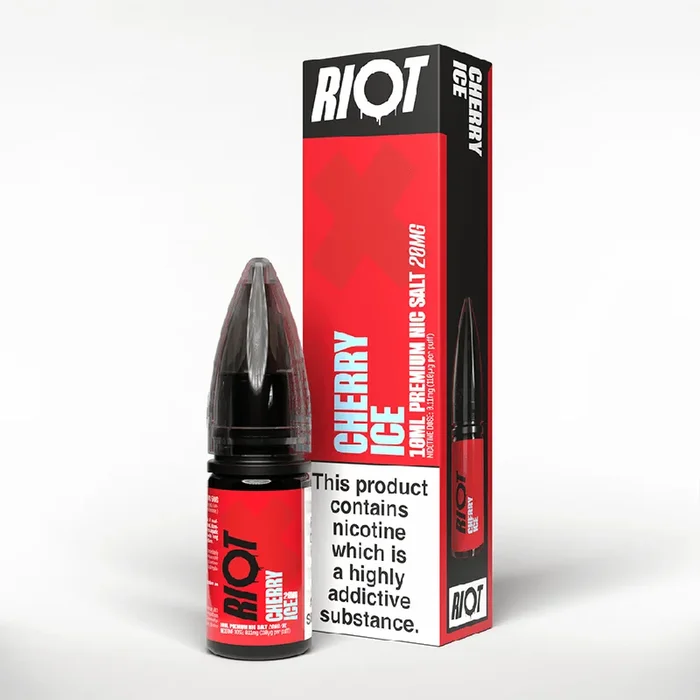 Cherry Ice Nic Salt E-Liquid by Riot X