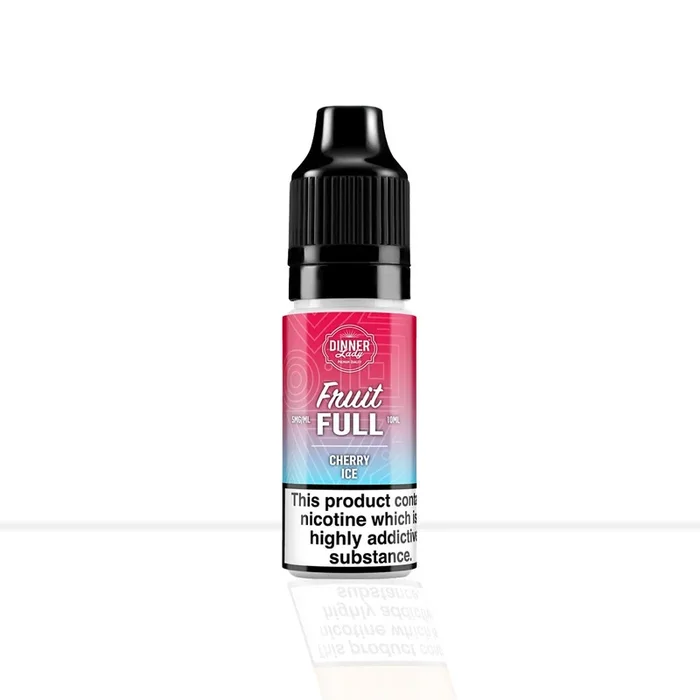 Cherry Ice Nic Salt E-Liquid Dinner Lady Fruit Full Bar Salts