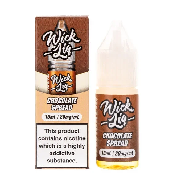 Chocolate Spread Nic Salt E-Liquid by Wick Liq Bar Juice