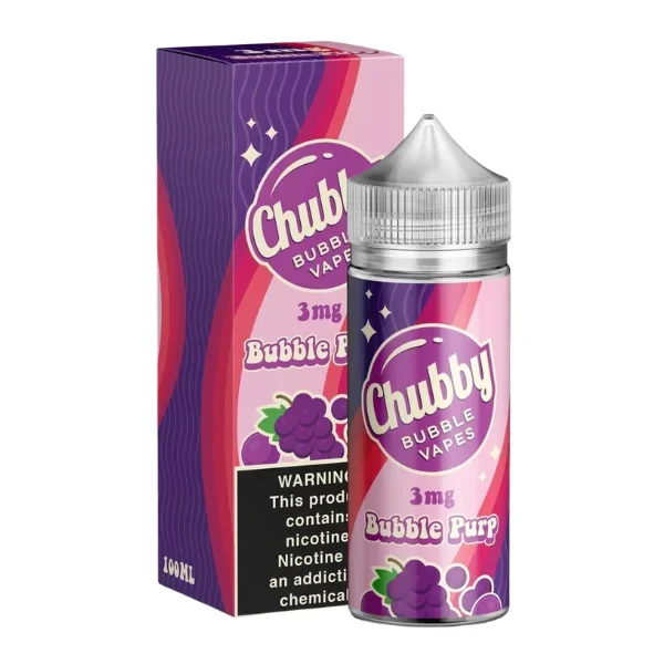 Chubby Bubble Eliquid 100mL – Bubble Purp –
