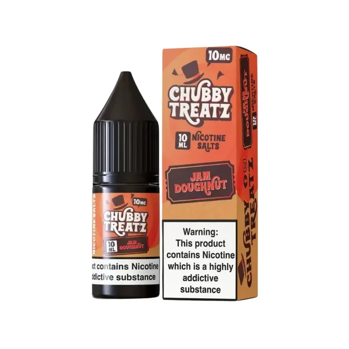 Chubby Treatz Jam Doughnut 10ml Nic Salt E-liquid