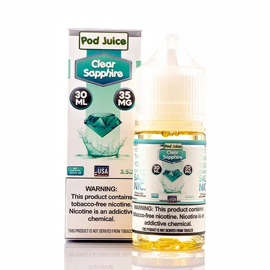Clear Sapphire Salt – Pod Juice E-Liquid