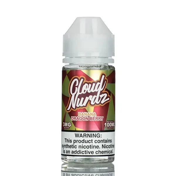 Cloud Nurdz E-Liquid – Banana Dragon Berry – 100ml