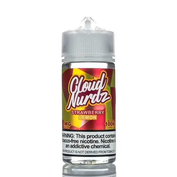 Cloud Nurdz E-Liquid – Strawberry Lemon – 100ml