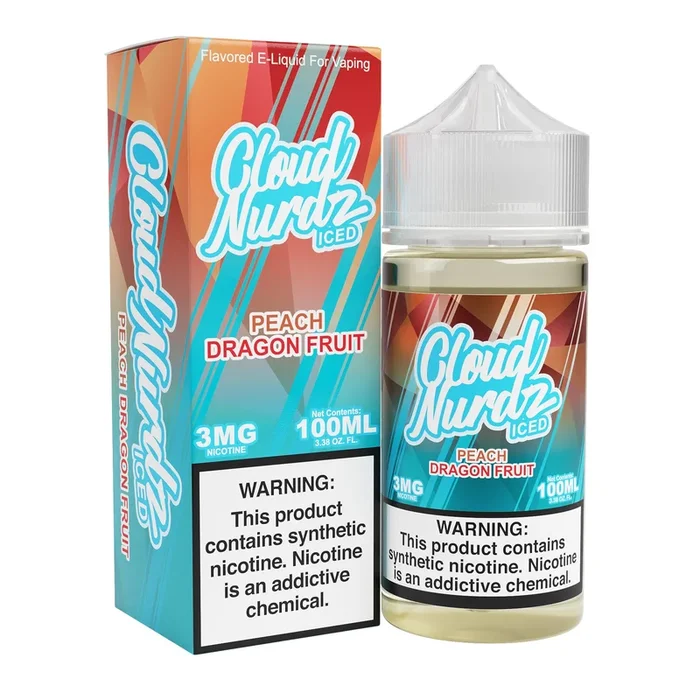 Cloud Nurdz Iced Peach Dragonfruit eJuice