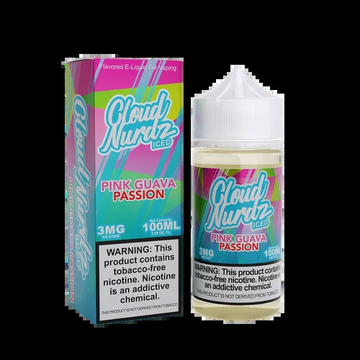 Cloud Nurdz Iced Pink Guava eJuice