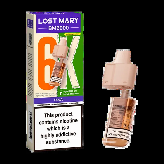 Cola Lost Mary BM6000 Refill Pack