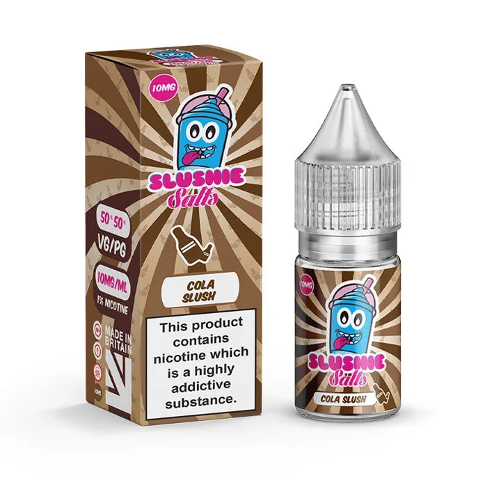 Cola Slush 10ml Nic Salt E-Liquid by Slushie Salts