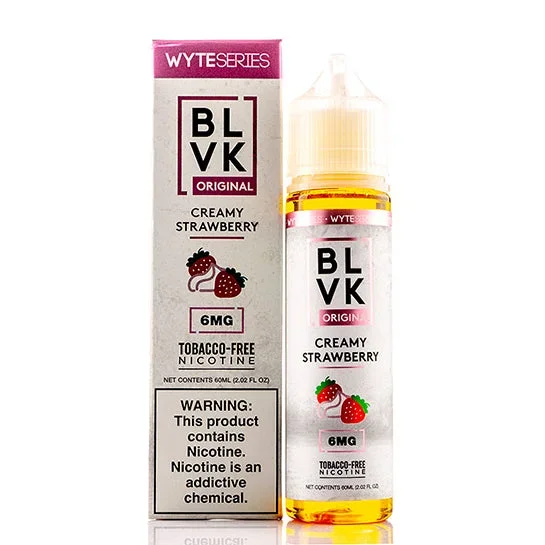 Creamy Strawberry – BLVK E-Juice (60 ml)