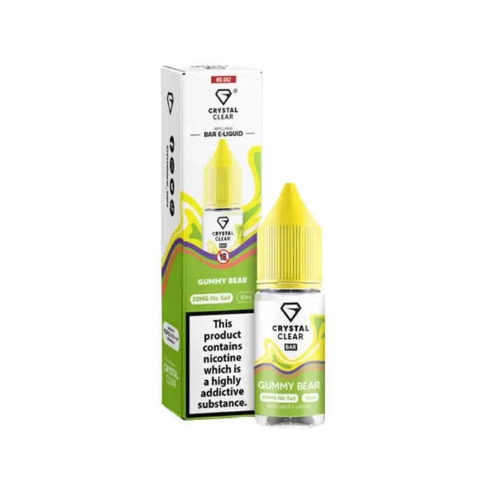 Crystal Clear Gummy Bear 10ml Nic Salt E-liquid