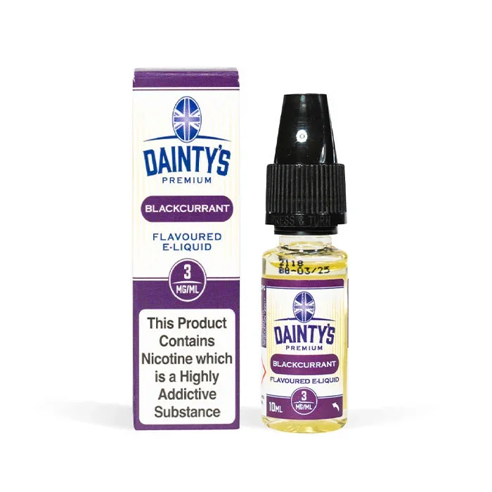 Dainty’s Blackcurrant 10ml E-Liquid