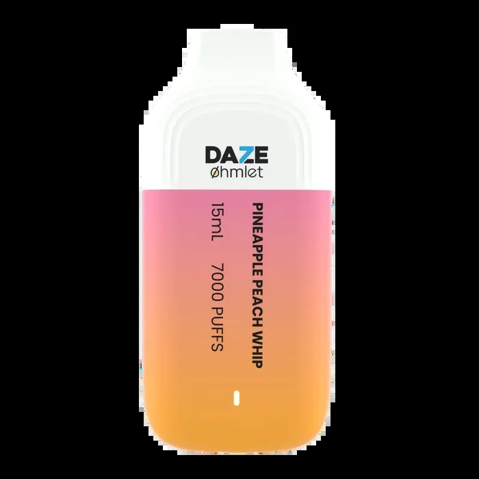 DAZE DISPOSABLE PINAPPLE PEACH WHIP 5% 7000 PUFFS