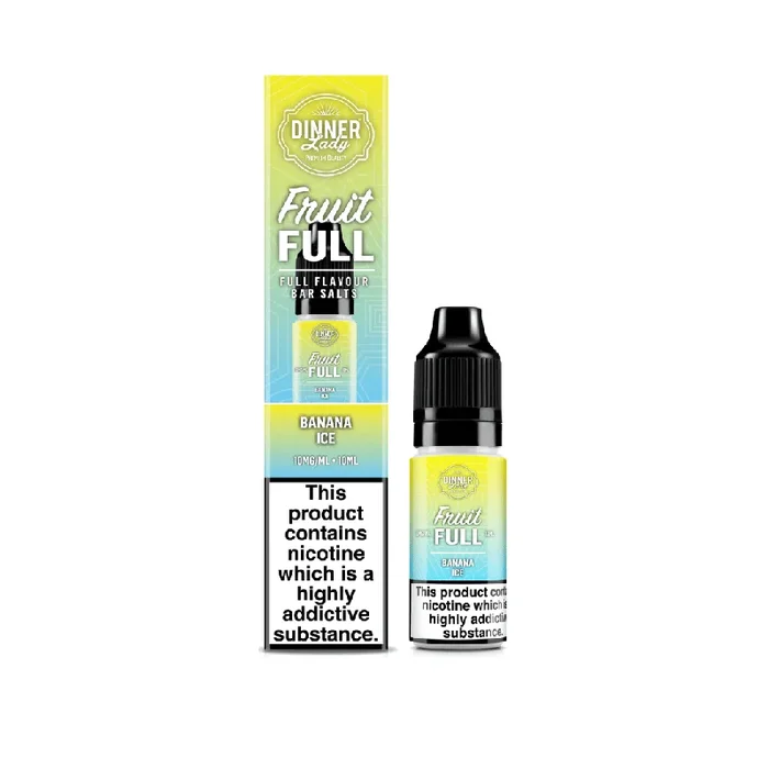 Dinner Lady Fruit Full Banana Ice 10ml Nic Salt