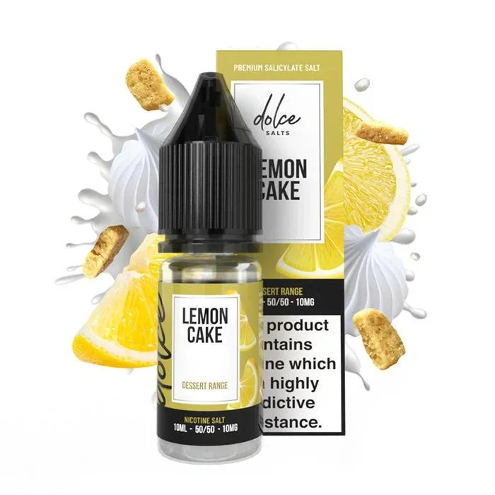 Dolce Salts Lemon Cake – 10ml Nicotine Salt E-Liquid
