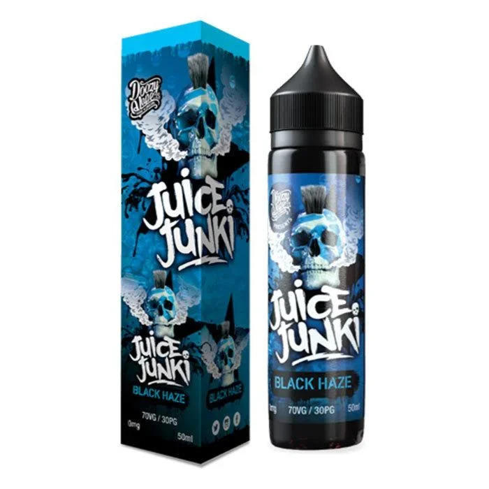 Doozy Vape Juice Junki Black Haze 50ml Shortfill E-Liquid