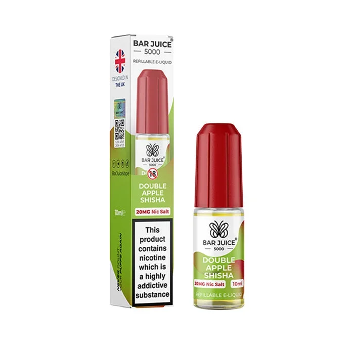 Double Apple Shisha Nicotine Salt by Bar Juice 5000