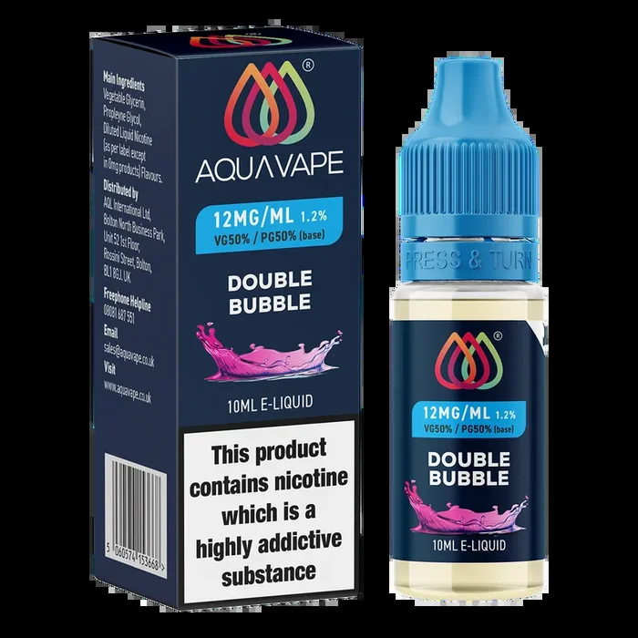 Double Bubble E-Liquid by Aquavape – 10ml