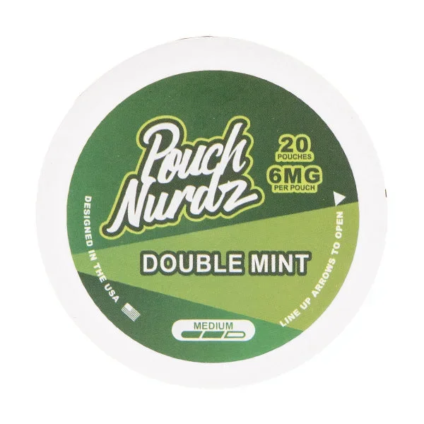 Double Mint Nicotine Pouches by Pouch Nurdz