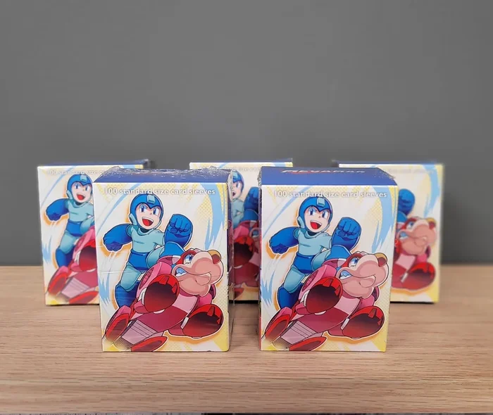 Dragon Shield Deck Protector – Art Classic Mega Man & Rush 100 CT