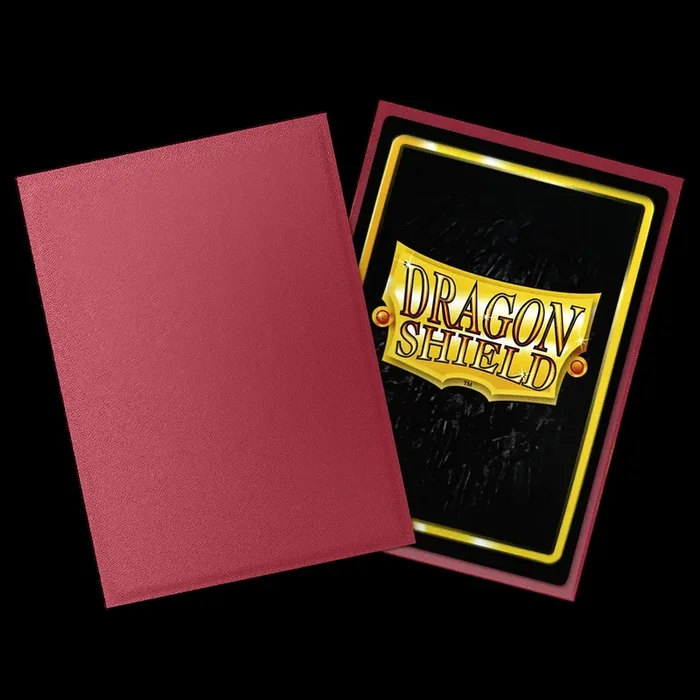 Dragon Shield Deck Protector – Blood Red (Non-Glare) 100 CT