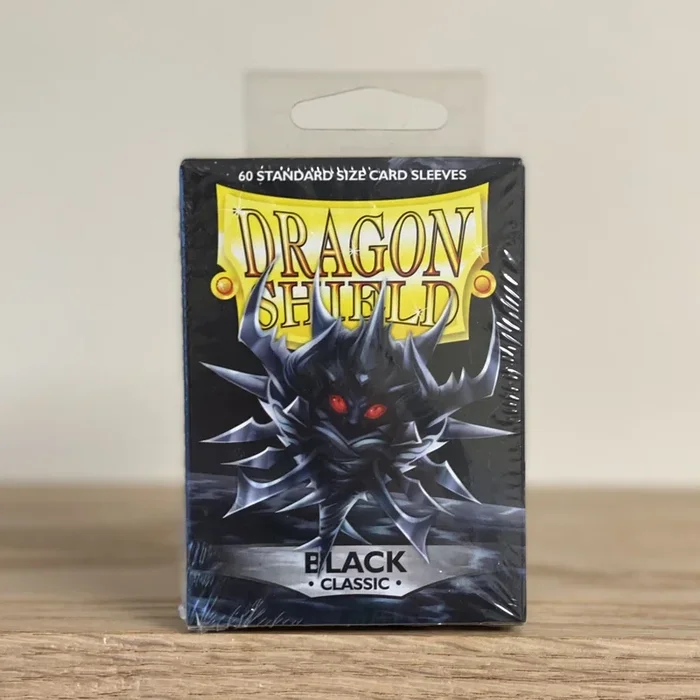 Dragon Shield Deck Protector – Classic Black 60 CT