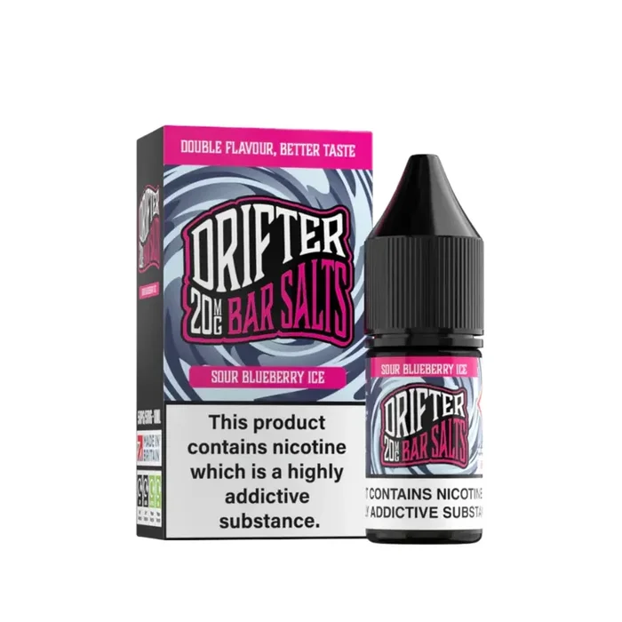 Drifter Bar Salts Sour Blueberry Ice 10ml Nic Salt E-liquid